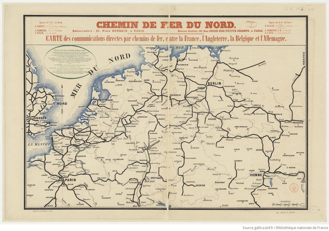 Lettre 6 - Voyage en train Paris-Bruxelles