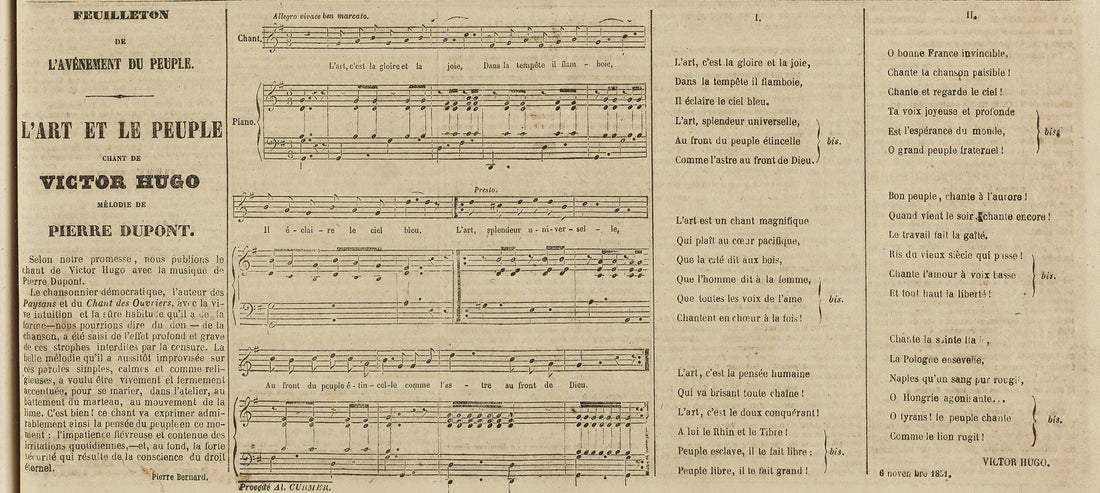 Lettre 5 - Chanson militante